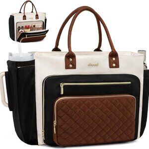 Teacher Tote Bag for Women Work, Laptop Bag With Large Cup Holder, Nurse Bags Pr